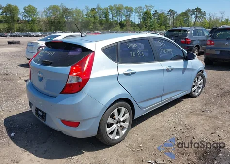 2012 Hyundai Accent Se z USA, uszkodzony, nr VIN KMHCU5AE0CU012473